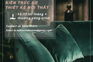 TUYỂN DỤNG: NV THIẾT KẾ NỘI THẤT – 02/2025