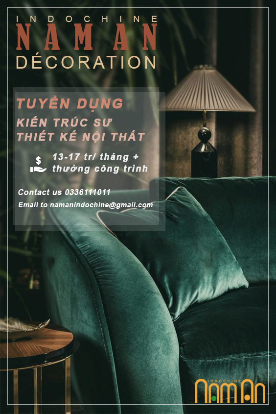 TUYỂN DỤNG: NV THIẾT KẾ NỘI THẤT – 02/2025